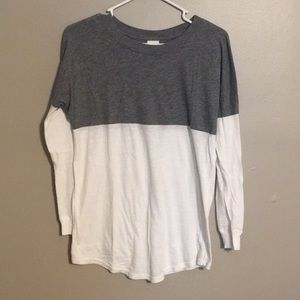 5 for $25** PINK grey and white long sleeve